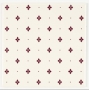 LOUS4E Louise maroon decorative field tile 150x150mm Minton Hollins