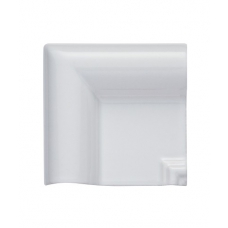 MCC20C Crampton capping frame corner tile White 75x75mm