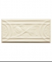 MRL21 Rolling leaf border tile Biscuit 150X75mm Minton Hollins