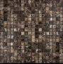 M022-15P (M022-FP) (Emperador Dark) мозаика Мрамор 15x15 305х305