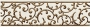 1502-0603 Анастасия бордюр орнамент крем 7,5х25
