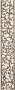 1504-0132 Анастасия бордюр орнамент крем 7,5х45