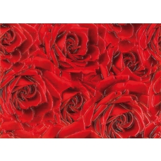 Престиж декор Роза красный 25x35