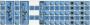 Бордюр Альба синий 20x5.7
