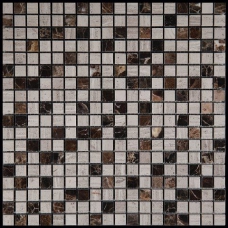 MT-22-15P (M022+M031G-15P) мозаика Мрамор 15x15 305х305