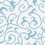 MZ-01 White&Blue мозаика 15х15 885х885