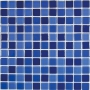 Blue wave-1 Стеклянная мозаика 25*25 300*300