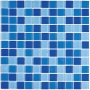 Blue wave-2 Стеклянная мозаика 25*25 300*300