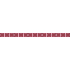 Бордюр Stripes бусинка бордовый 1,3х20