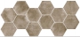 23602 Urban Hexagon Melange Nut 29,2X25,4