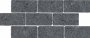 BR021 Роверелла серый темный мозаичный 34.5x14.7
