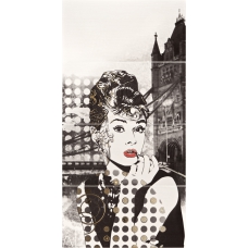 LONDON Audrey Hepburn 118x59.5