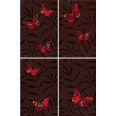 Papillons-4 Tabaco-g.67 27x41,5  (цена за 1 декор)
