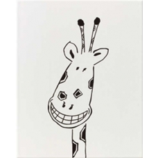 34051 Декор Голова улыбающегося жирафа