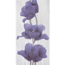 1847 Декор Leda Tulip blue 25х50