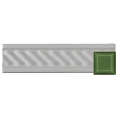 Cable Moulding Apple Green 152x38x9mm