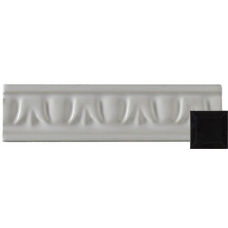 Crown Moulding Victorian Black 152x38x9mm