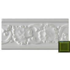 Leaf Moulding Jade Green 152x76x9mm