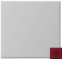 Plain Tile 152x152x9mm Burgundy H&E Smith