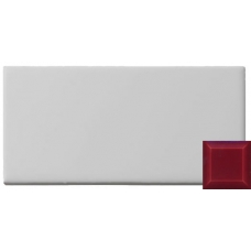 Plain Tile 152x76x9mm Burgundy