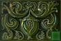 Pomegranate Panel 228x152x10mm Victorian Green