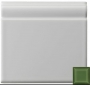 Skirting Moulding Apple Green  152x152x20mm H&E Smith