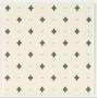 LOUS5E Louise green decorative field tile 150x150mm Minton Hollins