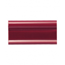 MCC9 Crampton capping tile Burgundy 150X75mm