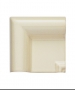 MCC10C Crampton capping frame corner tile Ivory 75x75mm