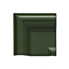 MCC74C Crampton Capping Frame Corner 75x75x21,5mm Dark Green