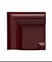 MCC9C Crampton capping frame corner tile Burgundy 75x75mm