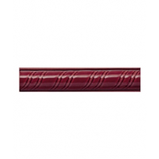 MRB9 Rope border tile Burgundy 150x35mm Minton Hollins