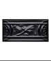 MRL16 Rolling leaf border tile Black 150X75mm