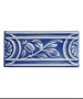 MRL2 Rolling Leaf Border 150x75x10mm China Blue