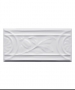 MRL20 Rolling leaf border tile White 150X75mm