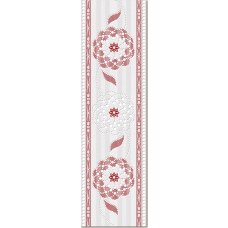 Бордюр Марсель розовый 11,5x40