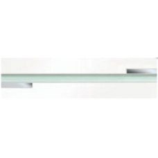 Contemporary Levigato BIANCO CRYSTAL Listello Met 8Х30.5