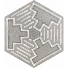 Hexagono Igneus Cemento Mix 23x26,6