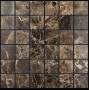 M022-48P (Emperador Dark) мозаика Мрамор 48х48 305х305