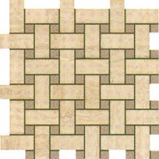 600110000060 Travertino Romano Mosaico Lounge 30.5*30.5