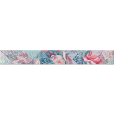 Legato Blue Border Damask 6.2x50.5