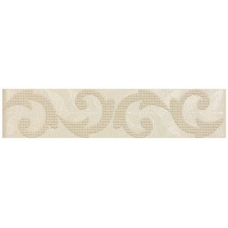 610090000442 Touch Beige Listello Flower 4.6x20