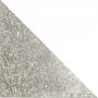 ТЗСАл-1 Треугольная зеркальная серебряная плитка Алладин-1 18x18