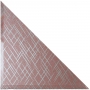 ТЗСЛ-1 Треугольная зеркальная рыжая плитка Лабиринт-1 18x18