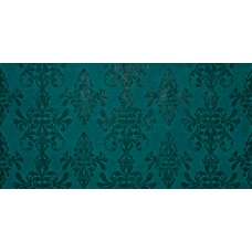 8EDH Ewall Petroleum Green Damask 40x80