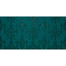 8EDH Ewall Petroleum Green Damask 40x80