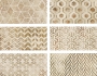 PT02381 Decor Fabio Natural (Mix 6) 10x20