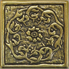 MD1161 Moneli Decor Flor Shined Brass 5x5