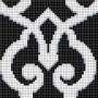 MZ-07 Black мозаика 1,5х1,5 88,5х88,5