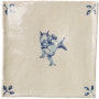 Amorini Delft Decor №3 Blue on Cream 13x13